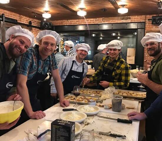Propel Labs Teambuilding Event at the Ginger and Baker Teaching Kitchen in Fort Collins