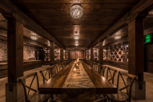 The intimate historic Wine Cellar at Ginger and Baker in fort Collins