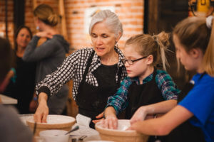 Mother and daughter cooking class at Ginger and Baker in Fort Collins