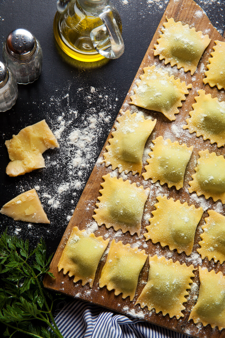 Sage and Brown Butter Ravioli Recipe from Ginger and Baker