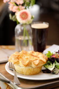 Delicious Chicken Pot Pie and Salad from Ginger and Baker