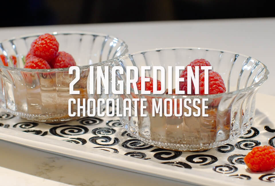 Two-Ingredient Chocolate Mousse