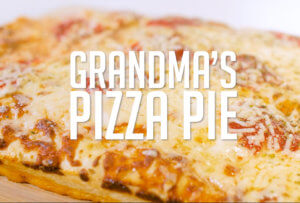 Recipe For Grandma's Pizza Pie from Ginger and Baker
