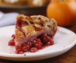 Slice of cherry pie from Ginger and Baker in Fort Collins