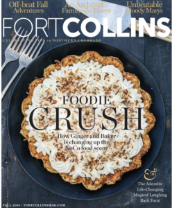 Ginger and Baker in Fort Collins Magazine