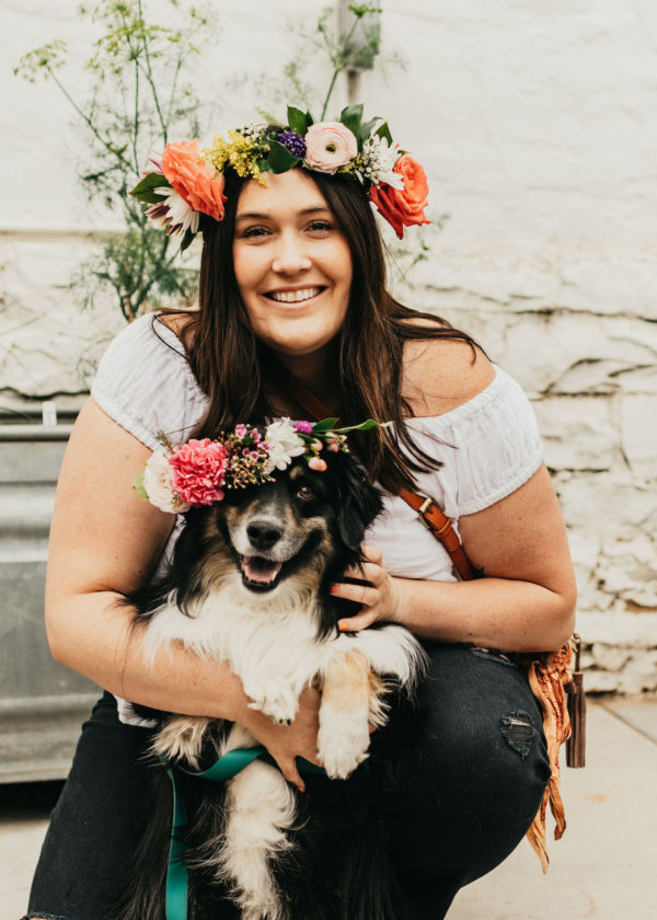 Dog Flower Crown Event 2022 Ginger and Baker