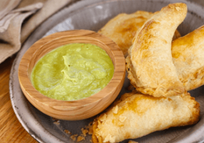 Butternut Squash & Kale Hand Pies with Avocado Salsa