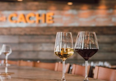 Wine Spectator Award-winning wine list at The Cache at Ginger and Baker in Fort Collins.