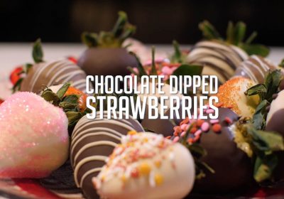 Chocolate Dipped Strawberry Recipe from Ginger and Baker