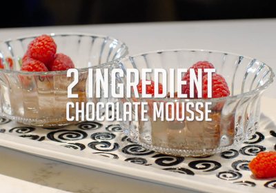 Chef Deb Traylor makes 2-ingredient chocolate mousse in the Ginger and Baker teaching kitchen