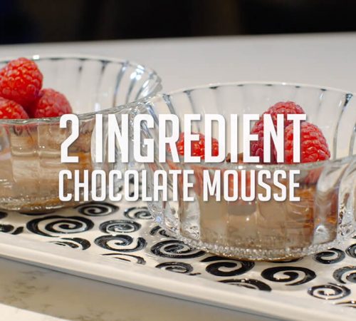 Chef Deb Traylor makes 2-ingredient chocolate mousse in the Ginger and Baker teaching kitchen