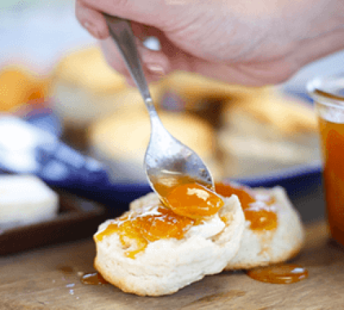 Easy Apricot Spoon Jam and Homemade Almond Extract