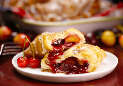 Glazed Fried Cherry Hand Pies