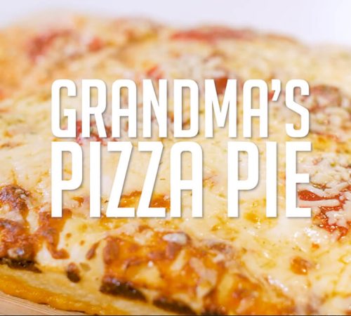 Recipe For Grandma's Pizza Pie from Ginger and Baker