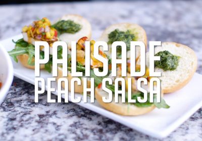 Palisade Peach Salsa Recipe Video at The Cache at Ginger and Baker