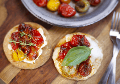 Roasted Tomato Tarts & Last Chance Gazpacho