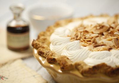 SHOT 2/22/16 1:25:16 PM - Ginger and Baker's Vinegar Pie, Chicken Pot Pie and Coconut Cream Pie. (Photo by Marc Piscotty / © 2016)