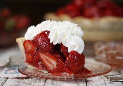 Earlene's Fresh Strawberry Pie at Ginger and Baker