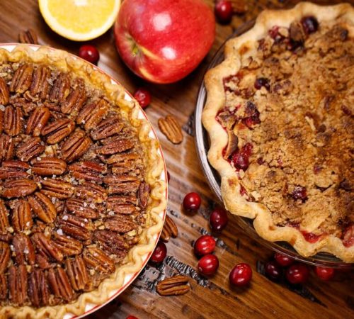Pecan Pie Apple Cranberry Pie