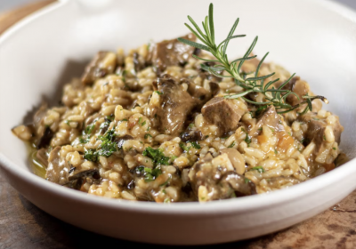 mushroom risotto