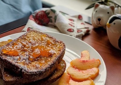 peach french toast