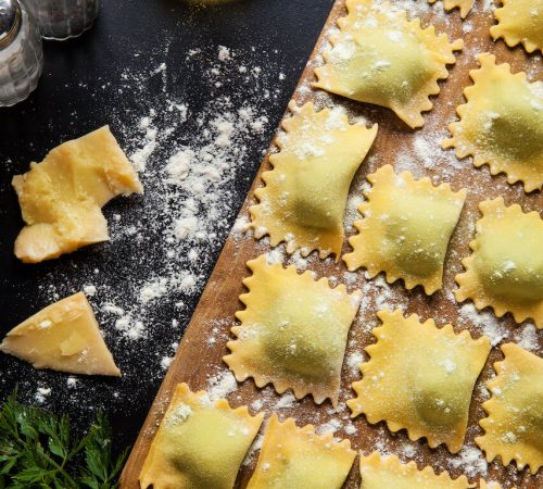 Sage and Brown Butter Ravioli Recipe from Ginger and Baker
